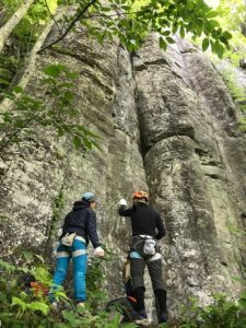 石垣山クライミング　クラック　　trad 