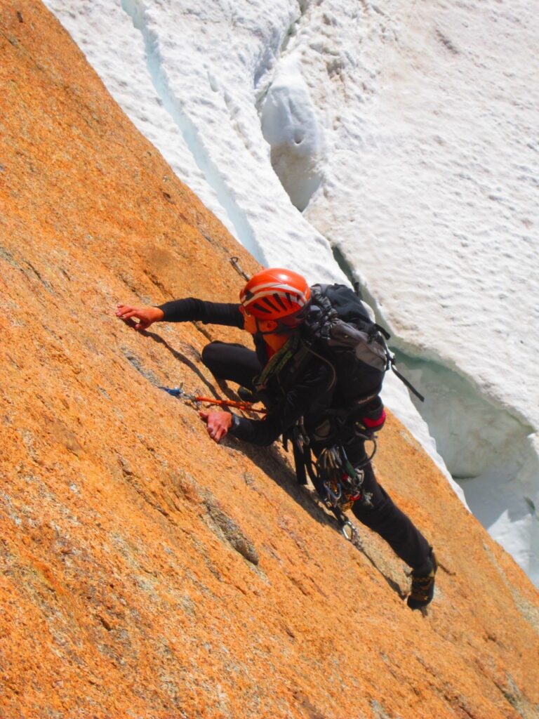 ロッククライミング フランスシャモニー　針峰群
