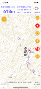 道北　冬路山バックカントリー　