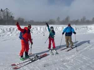 北海道バックカントリー　羊蹄山　マッキモルート