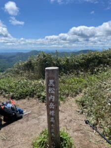 黒松内岳　タケノコ　クマ ガイドオフィス タクト 