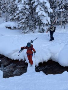 富良野岳　バックカントリー　北海道　ガイドオフィス タクト