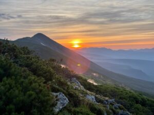 十勝連峰　オプタテシケ 山　タクト 