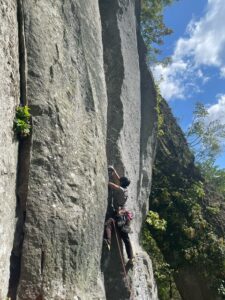 天人峡　トラッドクライミング　ガイドオフィス タクト
