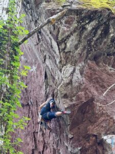 青巌峡　ロッククライミング