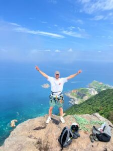 外国人クライミング