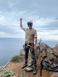 小樽赤岩クライミング 外国人