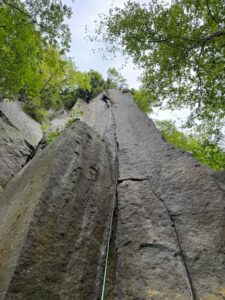 層雲峡 トラッド クラッククライミング