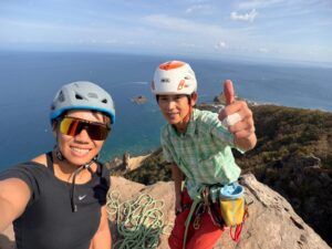 赤岩クライミング