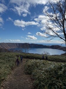 倶多楽湖　大湯沼　秋色ハイク
